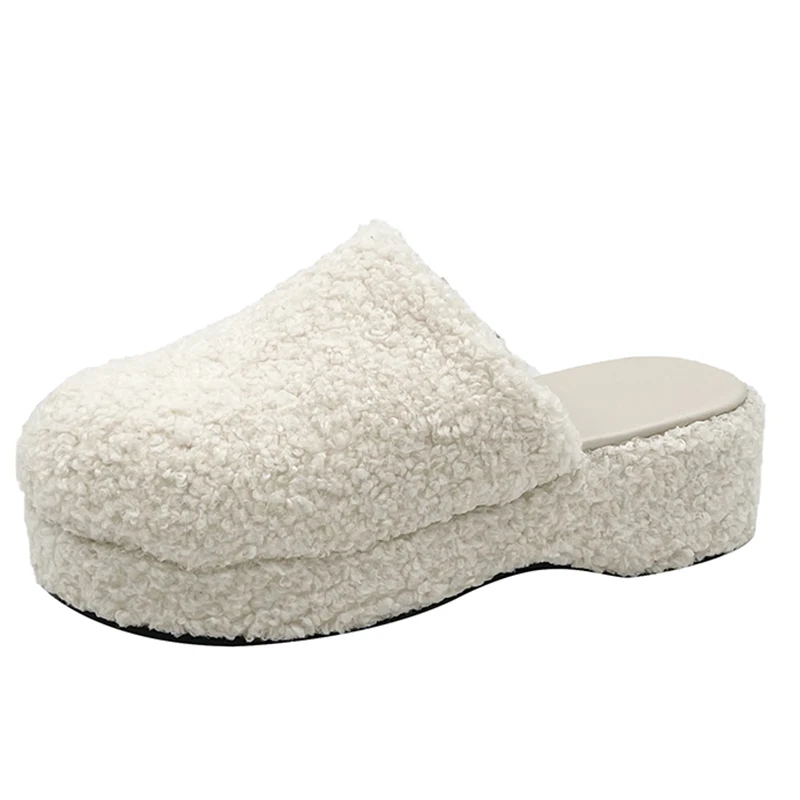 Fashion Thick Bottom 5cm Women Slippers 2021 Winter New Solid Color Bedroom Home Living Room Faux Fur Warm Casual Slippers
Fashion Thick Bottom 5cm Women Slippers 2021 Winter New Solid Color Bedroom Home Living Room Faux Fur Warm Casual Slippers