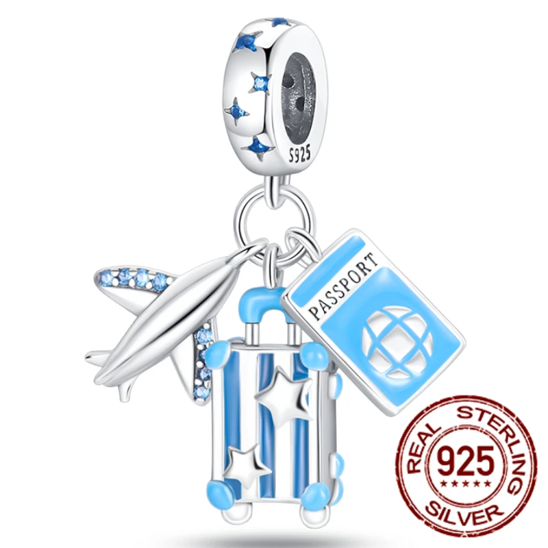 100% 925 Sterling Silver Aircraft Passport The Earth Charms Beads Fit For Pandora Original Bracelet Fine DIY Jewelry Making 2023
100% 925 Sterling Silver Aircraft Passport The Earth Charms Beads Fit For Pandora Original Bracelet Fine DIY Jewelry Making 2023