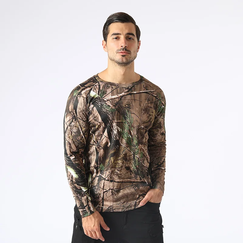 Camouflage Long-sleeved T-shirts Quick-drying Men Outdoor Breathable Military Combat Tactical T-Shirt Hunting Hiking Shirts
Camouflage Long-sleeved T-shirts Quick-drying Men Outdoor Breathable Military Combat Tactical T-Shirt Hunting Hiking Shirts