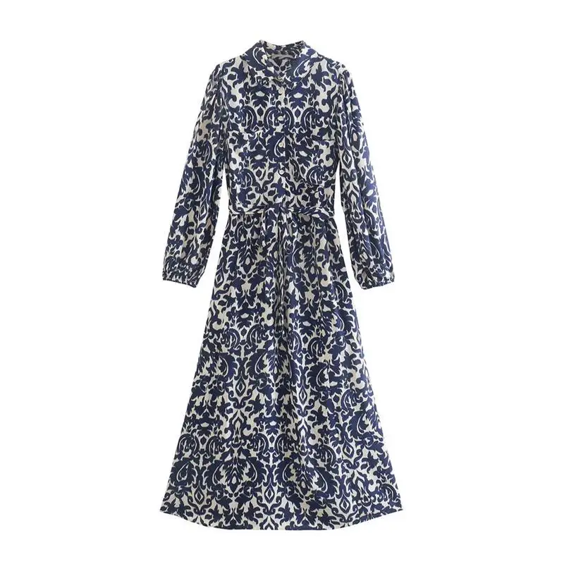 MESTTRAF Sexy Design 2022 Women Printed Side Pocket With Belt Midi Shirt Dress Retro Long Sleeve Button-up Dresses Vestidos
MESTTRAF Sexy Design 2022 Women Printed Side Pocket With Belt Midi Shirt Dress Retro Long Sleeve Button-up Dresses Vestidos