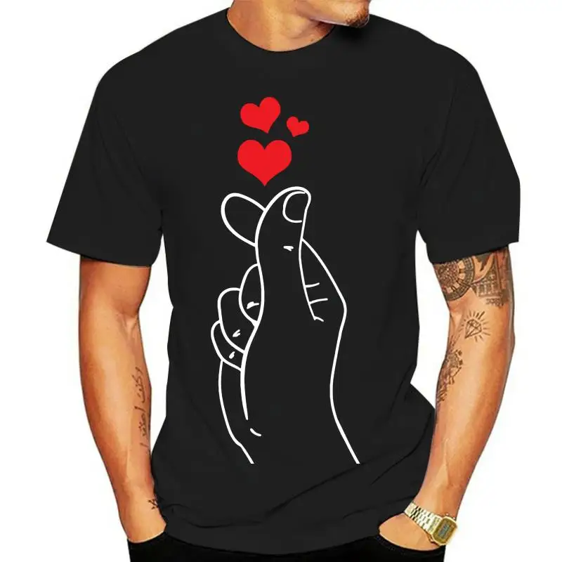 Printed Finger Heart T-Shirt For Men Men's T Shirt Tee Shirt Clothes Fitness Short Sleeves Design Tops Camisas Baratas
Printed Finger Heart T-Shirt For Men Men's T Shirt Tee Shirt Clothes Fitness Short Sleeves Design Tops Camisas Baratas