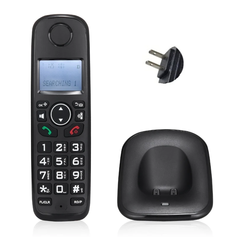 

Coreless Telephone With Multi Languages Caller Display Handfree Backlit Phone Handsfree For Home Office Desktop D1001