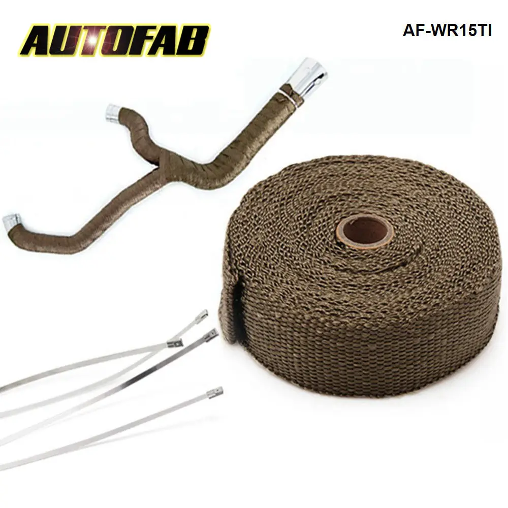 AUTOFAB 10M Heat Wrap Exhaust Manifold & 4 Cable Ties Exhaust Thermal Protection Fit Honda Civic EM ES 2Dr/4Dr 01-03 AF-WR15TI
AUTOFAB 10M Heat Wrap Exhaust Manifold & 4 Cable Ties Exhaust Thermal Protection Fit Honda Civic EM ES 2Dr/4Dr 01-03 AF-WR15TI