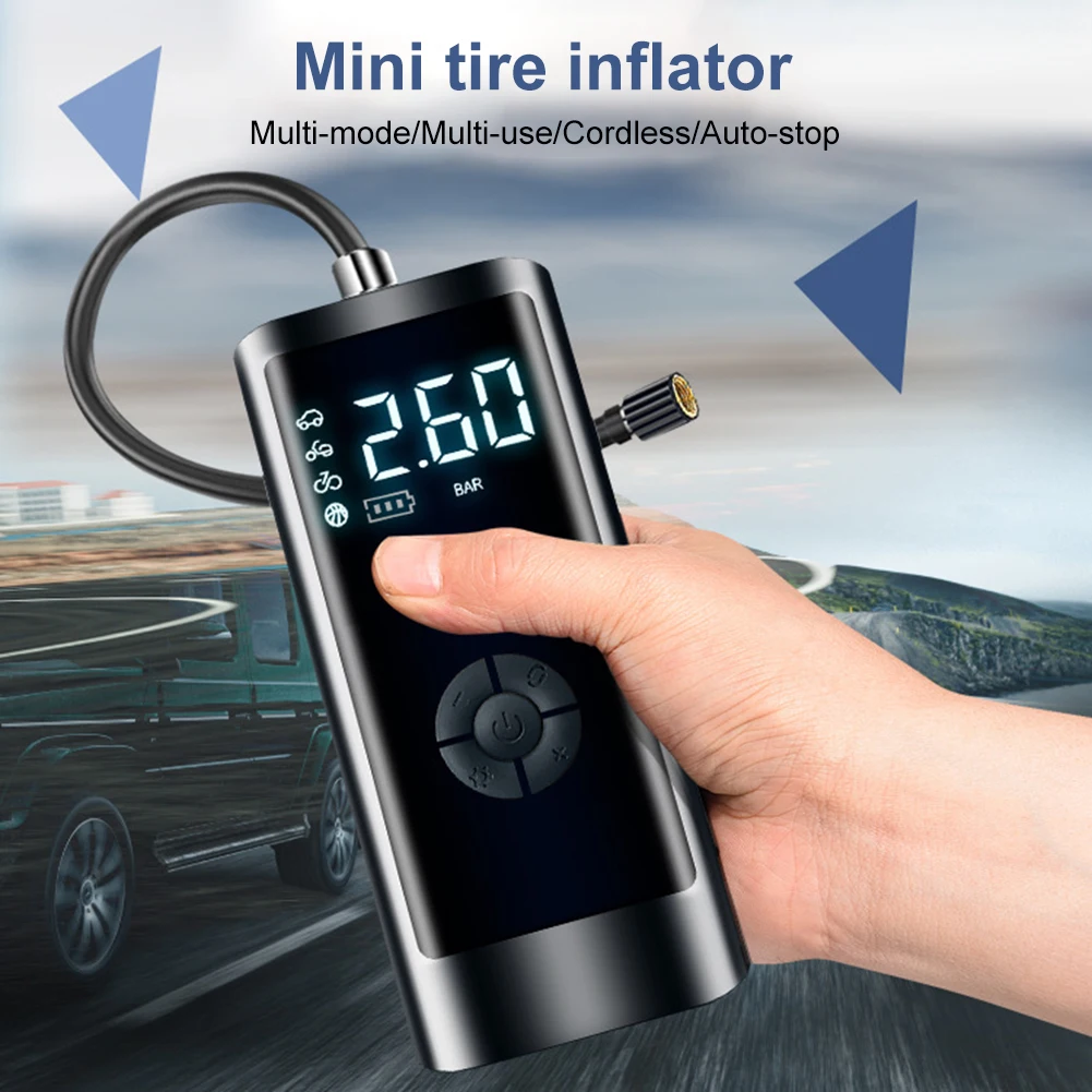 120W Car Air Inflator Pump 12V Portable Multifunctional Wireless Intelligent Digital Display Air Compressor Inflatable Pump New
120W Car Air Inflator Pump 12V Portable Multifunctional Wireless Intelligent Digital Display Air Compressor Inflatable Pump New
