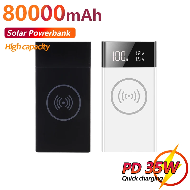 80000mAh Wireless Charge Power Bank Outdoor Portable Power Bank External Battery Fast Charger for Xiaomi Mi Samsung IPhone
80000mAh Wireless Charge Power Bank Outdoor Portable Power Bank External Battery Fast Charger for Xiaomi Mi Samsung IPhone