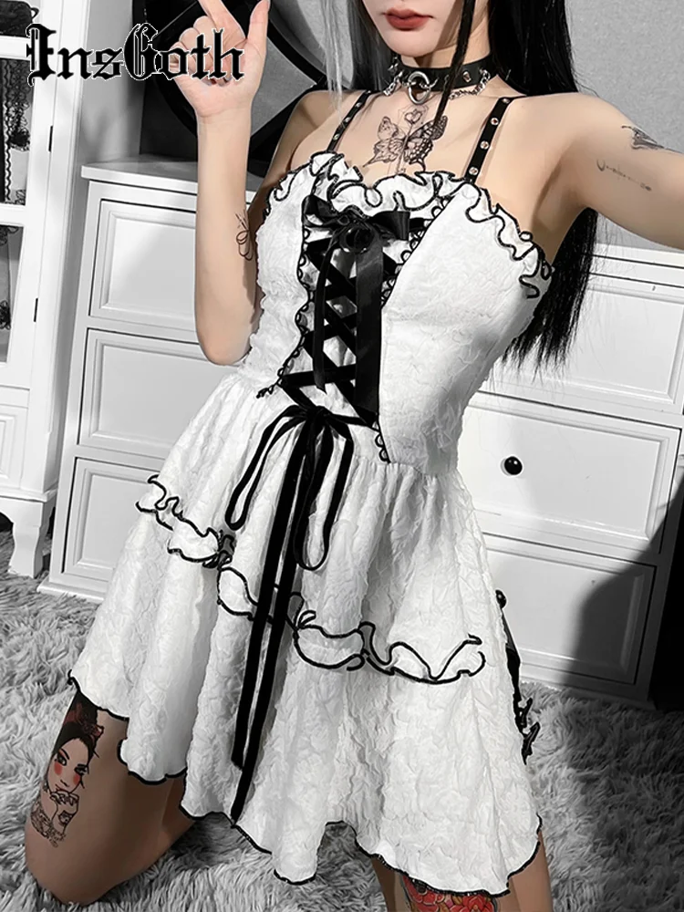 InsGoth Harajuku Contrast Patchwork Lolita Mia Goth Prom Dresses Vintage Cascaded Fungus edge Layered Puffed Dress Corset Dress
InsGoth Harajuku Contrast Patchwork Lolita Mia Goth Prom Dresses Vintage Cascaded Fungus edge Layered Puffed Dress Corset Dress