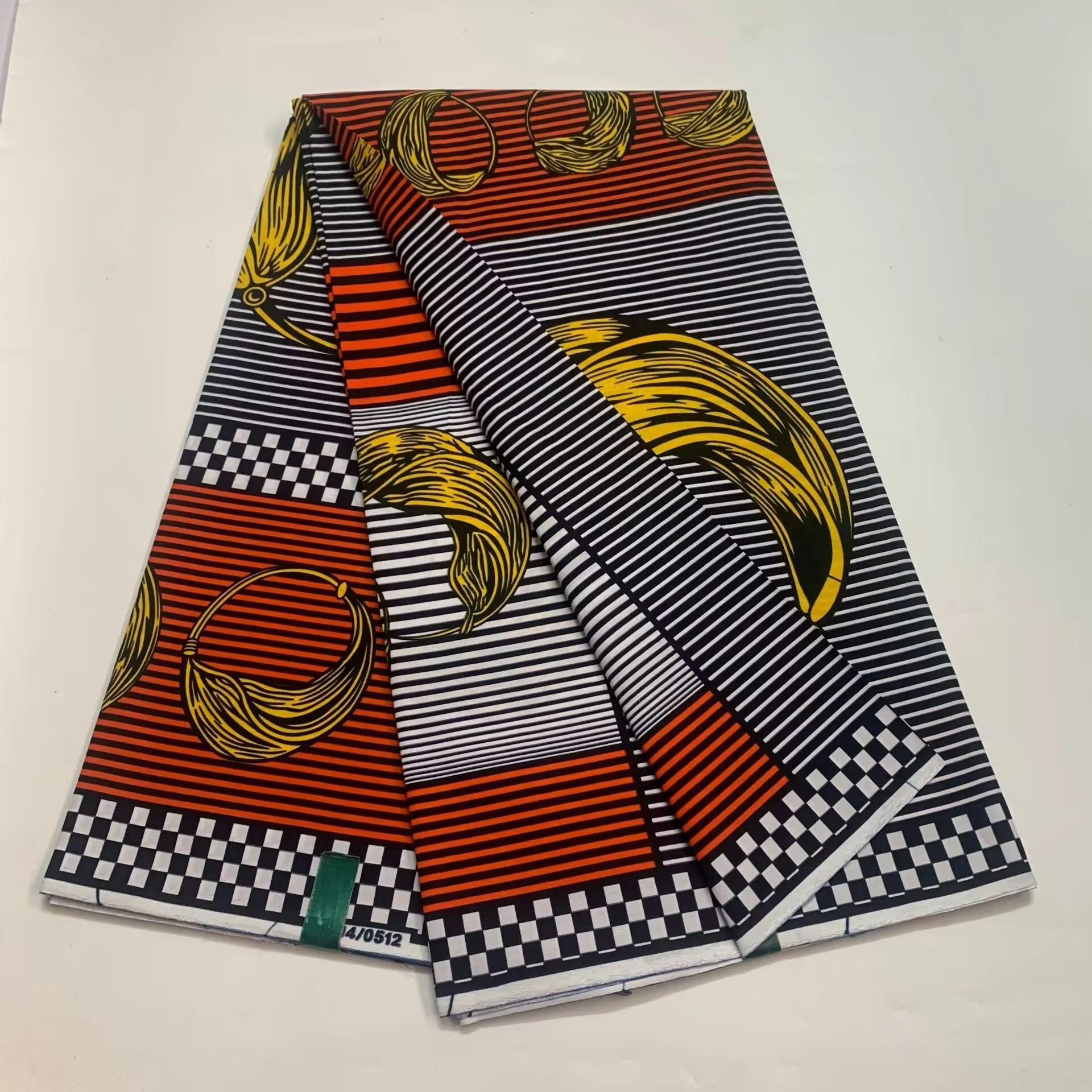 

Ткань из Анкары, Африканский настоящий восковой принт, 100% хлопок, швейный материал для платья, 2023, Высококачественная восковая ткань, африканская ткань, 6 ярдов