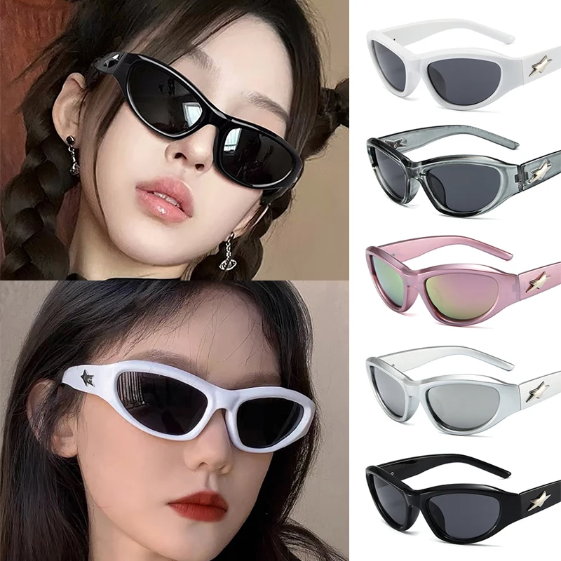 Fashion Five-Pointed Star Sunglasses Women Designer Luxury Cat Eye Sun Glasses Female Classic Vintage UV400 Outdoor Sunglasses
Fashion Five-Pointed Star Sunglasses Women Designer Luxury Cat Eye Sun Glasses Female Classic Vintage UV400 Outdoor Sunglasses