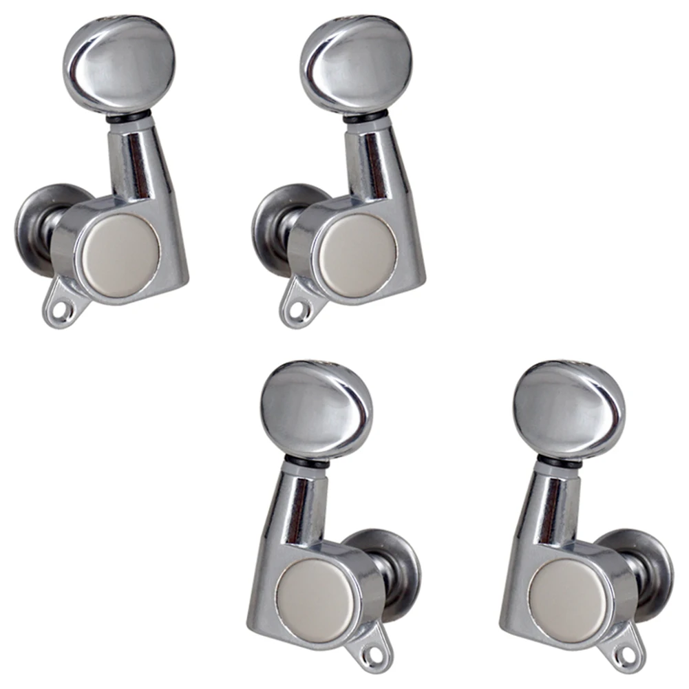 4pcs Ukulele String Tuning Pegs Metal Chrome Metal Lock String Tuning Pegs String Tuners for Ukulele Guitar Bass
4pcs Ukulele String Tuning Pegs Metal Chrome Metal Lock String Tuning Pegs String Tuners for Ukulele Guitar Bass