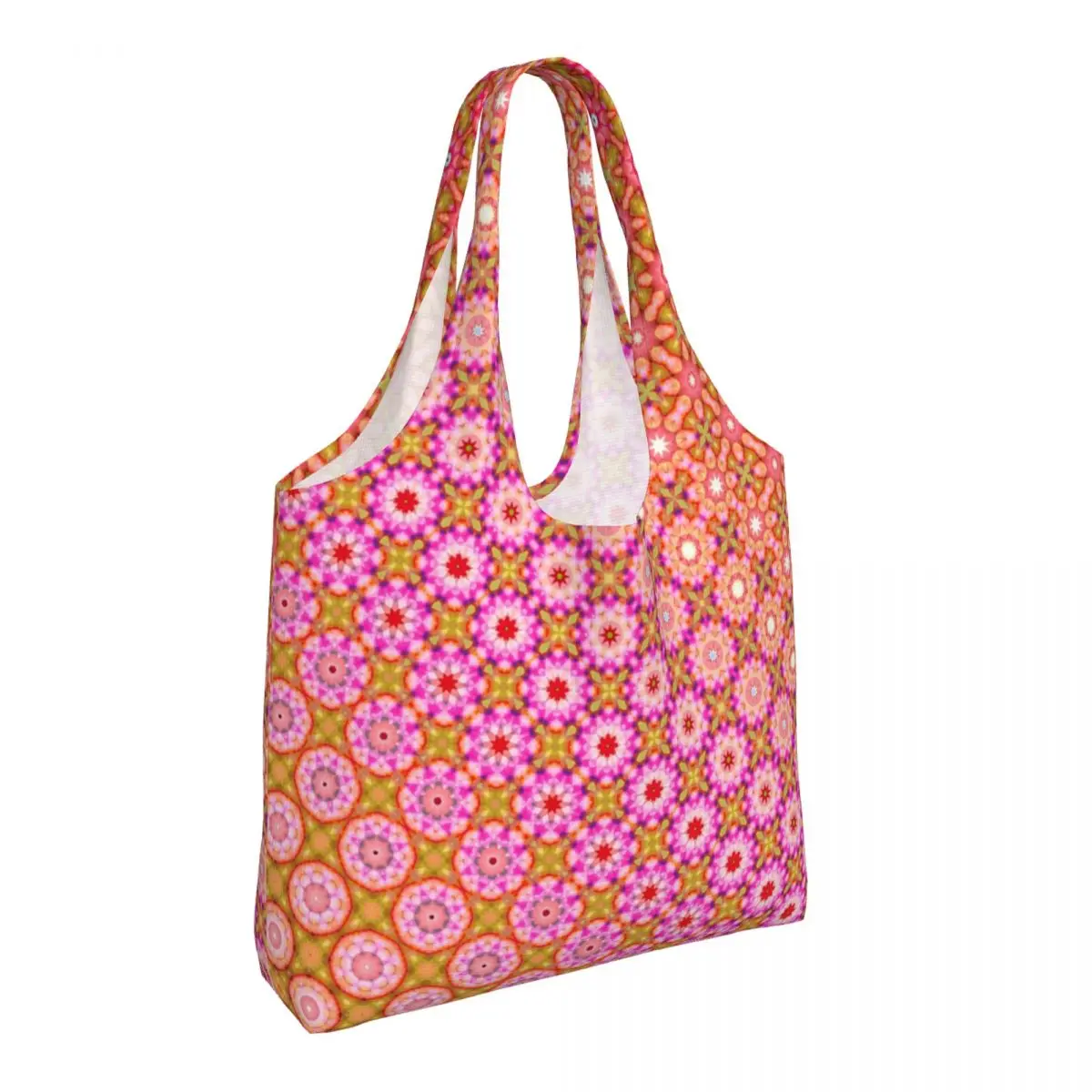 Psychedelic Mandala Shopper Bag Vintage Print Streetwear Handbags Women Designer Shopping Bags Fun Polyester Tote Bag
Psychedelic Mandala Shopper Bag Vintage Print Streetwear Handbags Women Designer Shopping Bags Fun Polyester Tote Bag