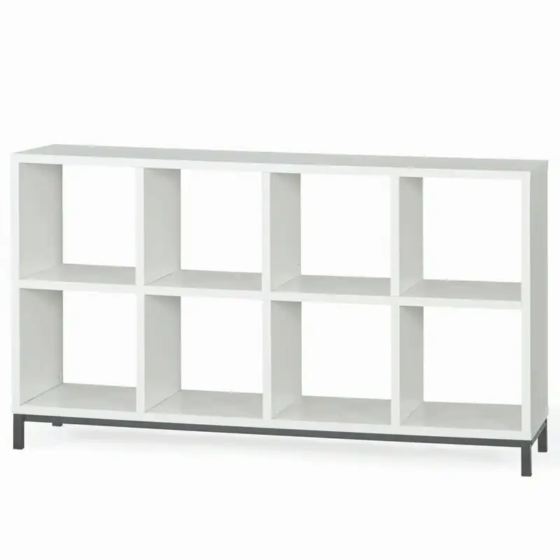 8-Cube Organizer with Metal Base, White Book Shelf Furniture Book Rack Book Shelf Wall
8-Cube Organizer with Metal Base, White Book Shelf Furniture Book Rack Book Shelf Wall