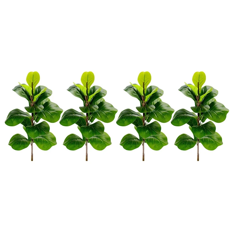 4X Artificial Plants Fiddle Leaf Fig Faux Ficus Lyrata Tree Fake Green Bushes Greenery For Garden Porch Window Box Decor
4X Artificial Plants Fiddle Leaf Fig Faux Ficus Lyrata Tree Fake Green Bushes Greenery For Garden Porch Window Box Decor