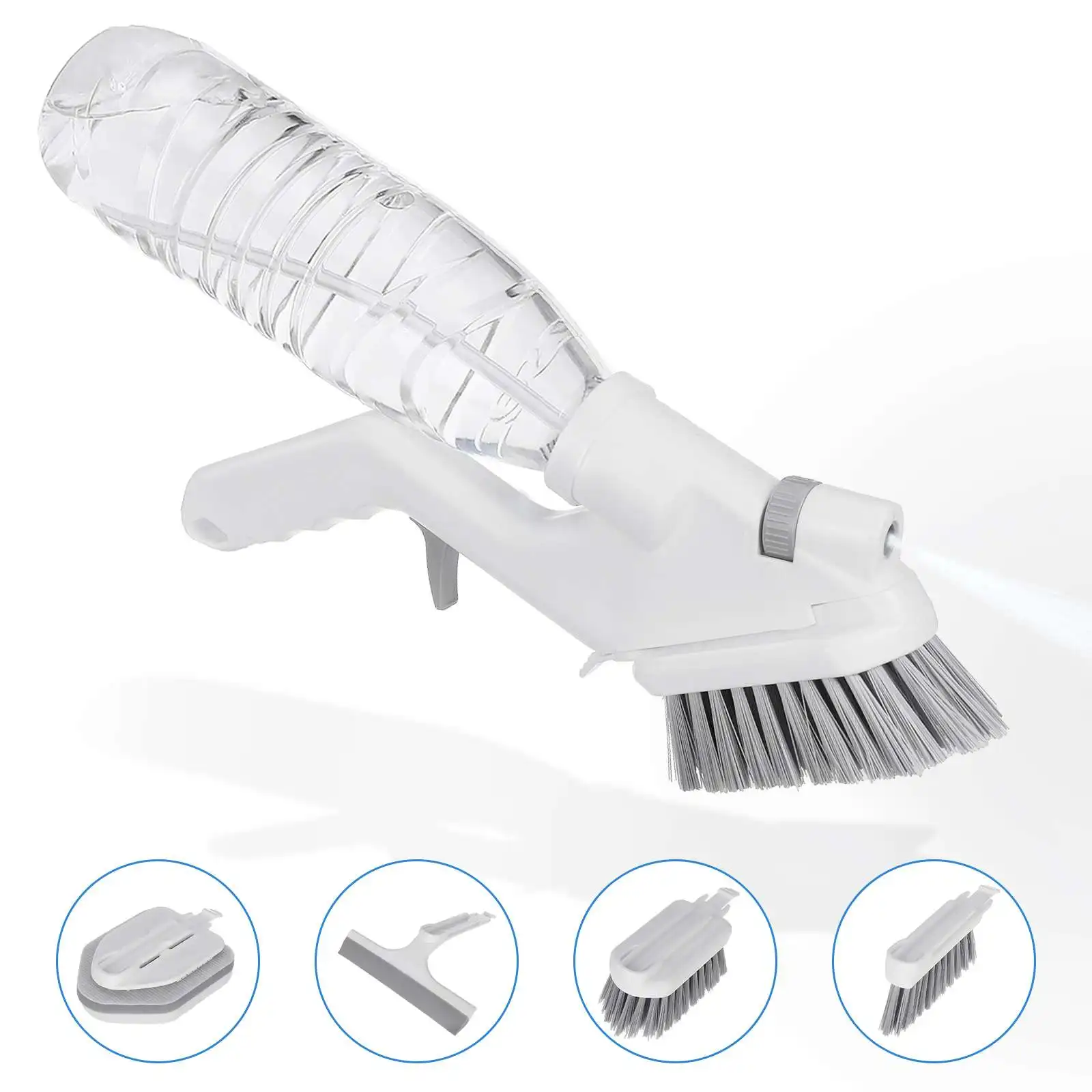 Baban 5 In 1 Multifunctional Spray Brush Household Cleanning Brush Glass Window Cleaner Squeegee Brush For Floor Bathroom Gap
Baban 5 In 1 Multifunctional Spray Brush Household Cleanning Brush Glass Window Cleaner Squeegee Brush For Floor Bathroom Gap