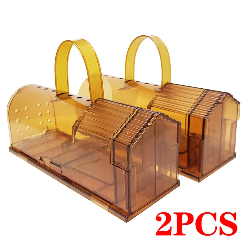 2Pcs Mousetrap With Handle Transparent Reusable Mouse Trap Ultra-sensitive Rat Repellent Cage For Indoor Small Animals Control
2Pcs Mousetrap With Handle Transparent Reusable Mouse Trap Ultra-sensitive Rat Repellent Cage For Indoor Small Animals Control