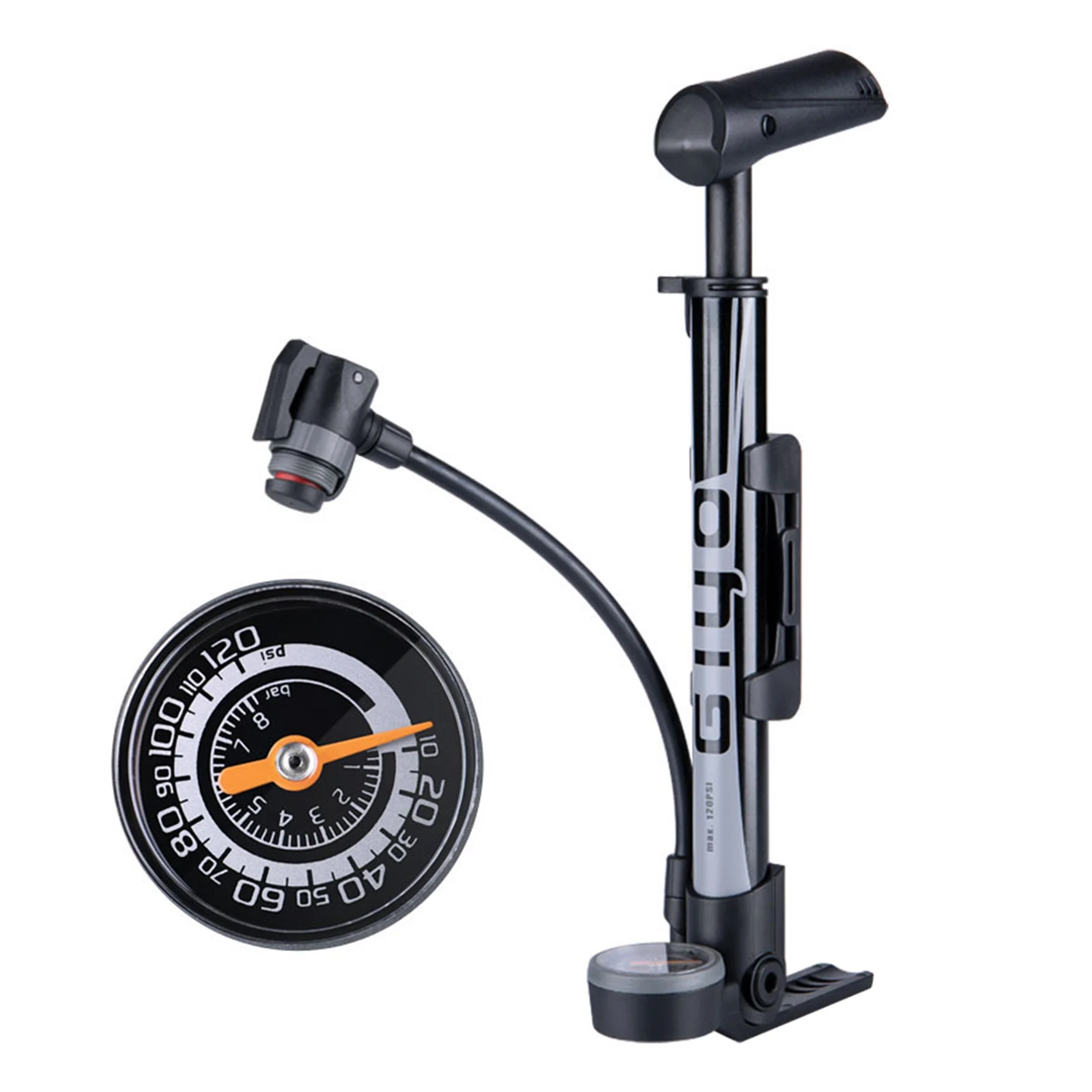 Велосипедный насос GIYO 120PSI, Presta Schrader 2 в 1, напольный портативный мини-насос для шин для горных и дорожных велосипедов
Велосипедный насос GIYO 120PSI, Presta Schrader 2 в 1, напольный портативный мини-насос для шин для горных и дорожных велосипедов