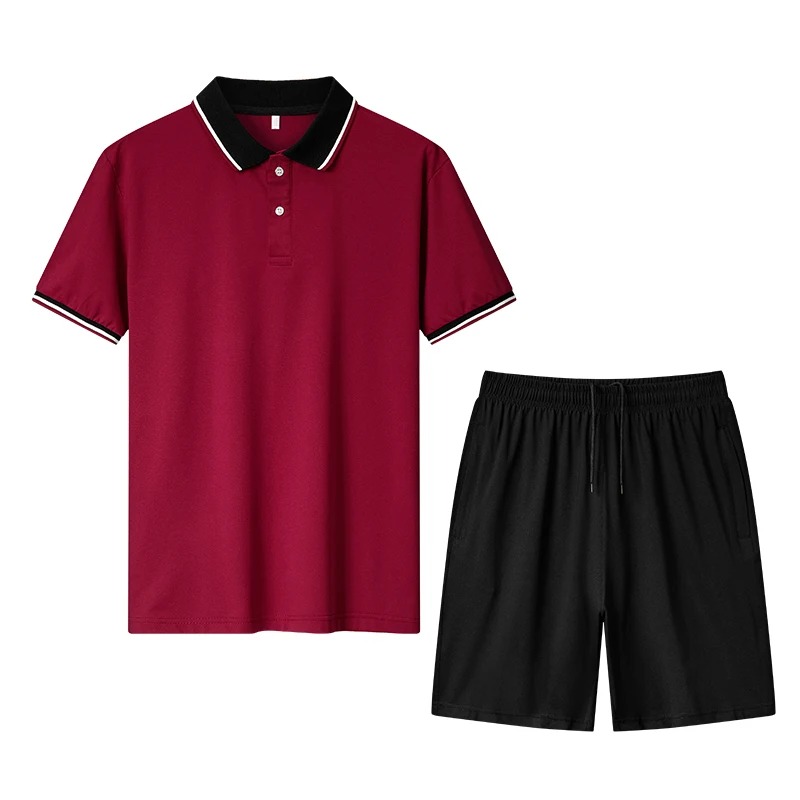 Middle Aged and Elderly New Sports Suit Men's Polo Shirt Cotton Short Sleeve T-shirt Shorts Casual Two-piece Set Clothing 2022
Middle Aged and Elderly New Sports Suit Men's Polo Shirt Cotton Short Sleeve T-shirt Shorts Casual Two-piece Set Clothing 2022