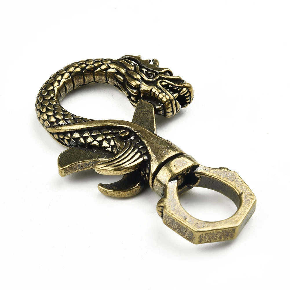 1* Handmade Crafts Retro Brass Dragon Keychain Pendant Ornaments Small Statue Figurine Miniature Home Office Store Decoration
1* Handmade Crafts Retro Brass Dragon Keychain Pendant Ornaments Small Statue Figurine Miniature Home Office Store Decoration