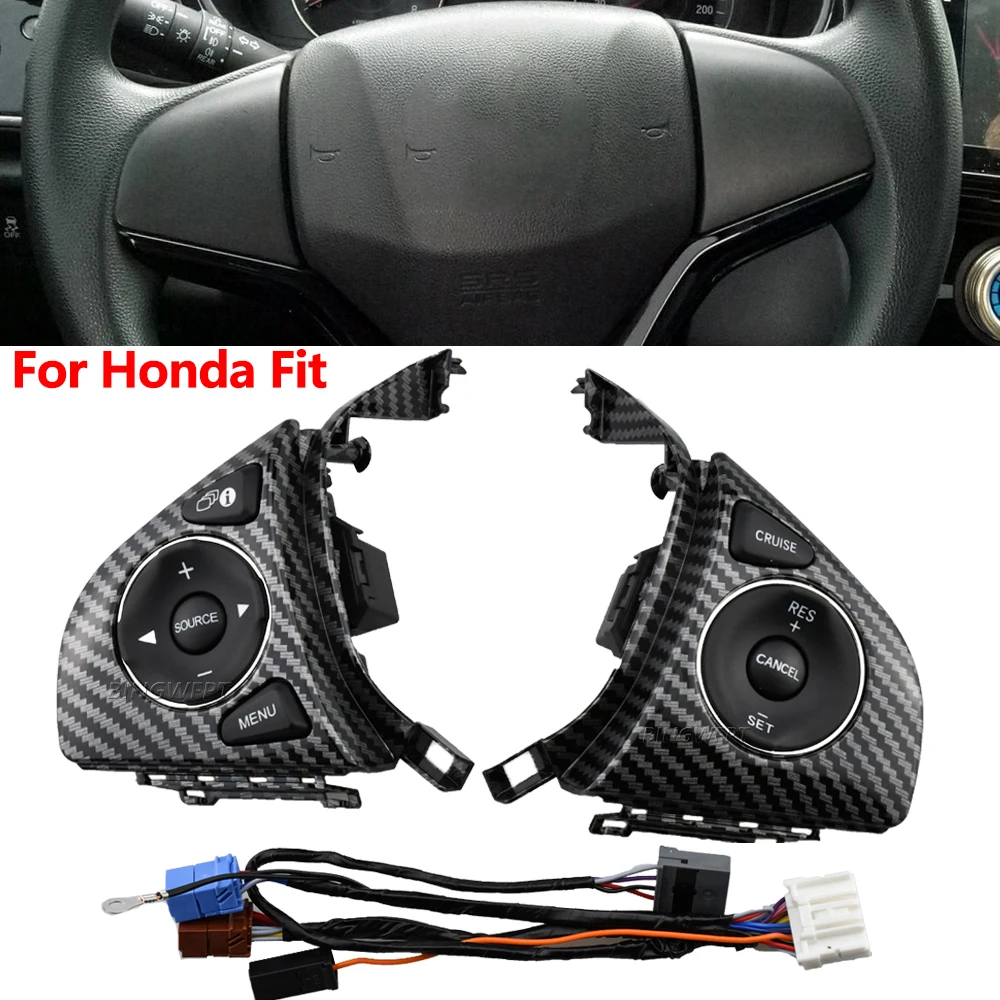 New Audio Radio Remote Cruise Control Button Steering Wheel Control Switch Buttons For Honda Fit 2015 2016 2017 2018
New Audio Radio Remote Cruise Control Button Steering Wheel Control Switch Buttons For Honda Fit 2015 2016 2017 2018