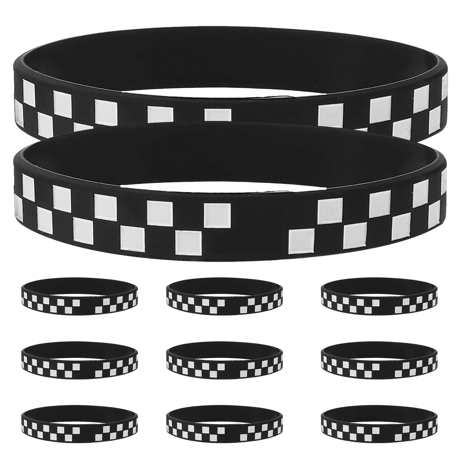 12 Pcs Sports Bracelet Events Portable Wristband Girls Chic Plaid Silicone Bracelets
12 Pcs Sports Bracelet Events Portable Wristband Girls Chic Plaid Silicone Bracelets