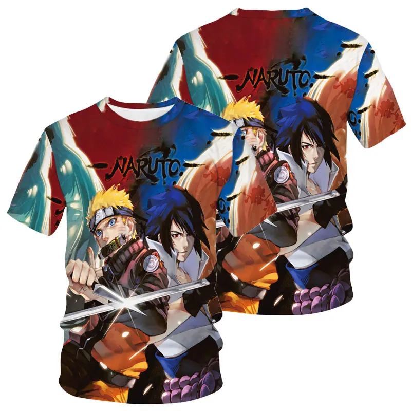 Short Sleeve T-shirt Men Summer Fashion Japan Anime T Shirt For Boy Girl Kids Bandai Naruto 3D Print Women Oversized Clothes
Short Sleeve T-shirt Men Summer Fashion Japan Anime T Shirt For Boy Girl Kids Bandai Naruto 3D Print Women Oversized Clothes