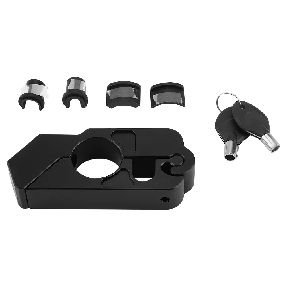 Universal CNC Aluminium Alloy Motorcycle Handlebar Brake Lever Lock Vehicle Security (Black) Brake
Universal CNC Aluminium Alloy Motorcycle Handlebar Brake Lever Lock Vehicle Security (Black) Brake