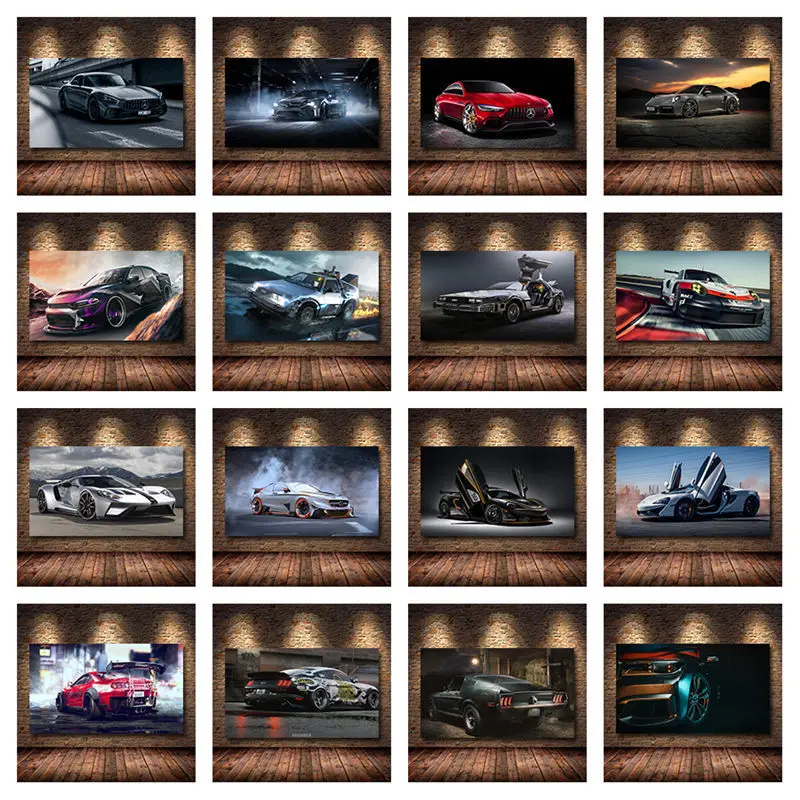 Modern HD Photography Pictures Classic Sports Car Poster and Print Decoration Canvas Painting Wall Art for Men Bedroom Frameless
Modern HD Photography Pictures Classic Sports Car Poster and Print Decoration Canvas Painting Wall Art for Men Bedroom Frameless