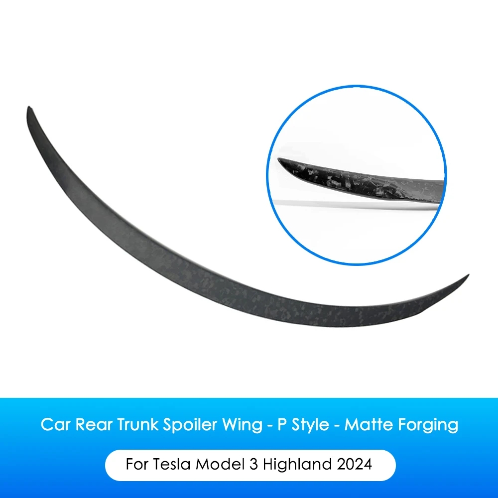 2024 Новая производительная версия, спойлер из настоящего углеродного волокна для Tesla Model 3 Highland, заднее карбоновое крыло багажника, внешние аксессуары
2024 Новая производительная версия, спойлер из настоящего углеродного волокна для Tesla Model 3 Highland, заднее карбоновое крыло багажника, внешние аксессуары