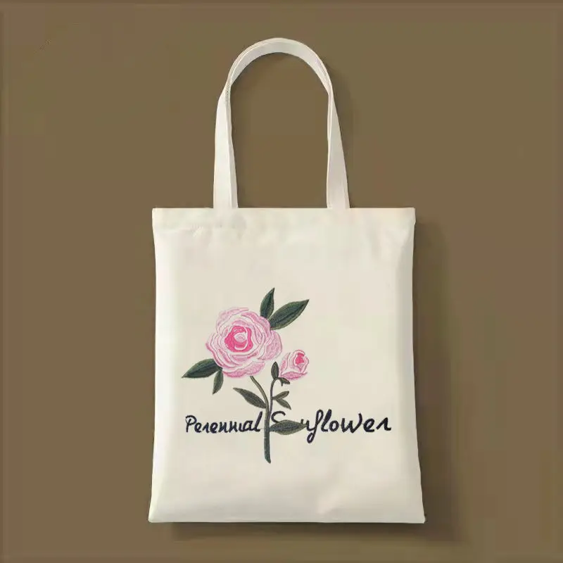 Canvas Women's Handbags Purses Embroidery Women Shoulder Bag Fashion Designer Shopping Bags
Canvas Women's Handbags Purses Embroidery Women Shoulder Bag Fashion Designer Shopping Bags