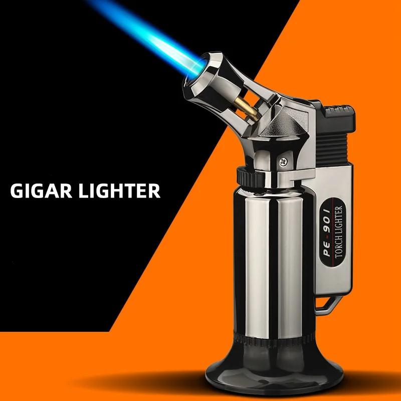 Jet Butane Gas Lighter Torch Windproof Fire Welding Gun Metal Turbo Cigar Lighters Smoking Kitchen Outdoor BBQ Camping Lighter
Jet Butane Gas Lighter Torch Windproof Fire Welding Gun Metal Turbo Cigar Lighters Smoking Kitchen Outdoor BBQ Camping Lighter
