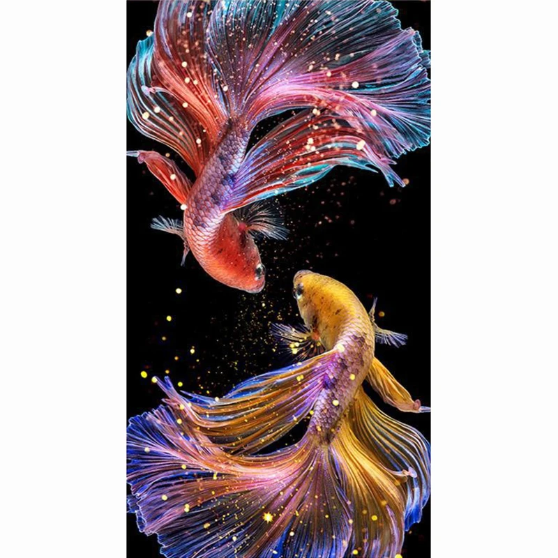 New 5d Diamond Painting Kit Full Drill Koi Carp Diy Diamond Painting Animals Diamond Cross Stitch Art Home Decor
New 5d Diamond Painting Kit Full Drill Koi Carp Diy Diamond Painting Animals Diamond Cross Stitch Art Home Decor