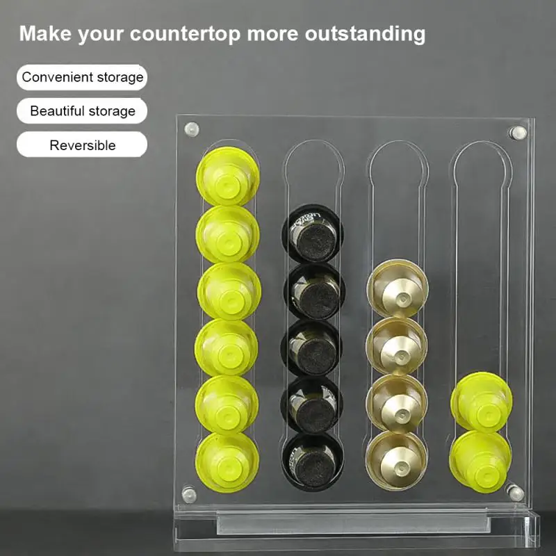 Hold 48 Nestle Nespresso Coffee Capsule Holder Acrylic Vertical Suction Storage Rack Box Coffee Capsule Storage Display Rack
Hold 48 Nestle Nespresso Coffee Capsule Holder Acrylic Vertical Suction Storage Rack Box Coffee Capsule Storage Display Rack