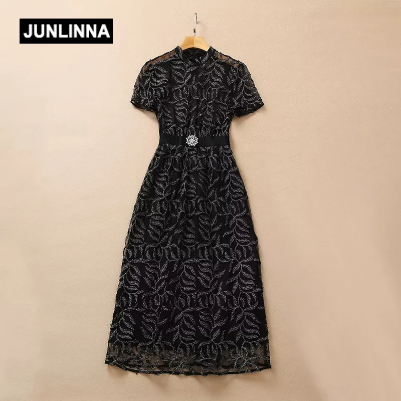 Женское Сетчатое платье JUNLINNA, приталенное платье средней длины с вышивкой для вечерние ринки или клуба, лето 2022
Женское Сетчатое платье JUNLINNA, приталенное платье средней длины с вышивкой для вечерние ринки или клуба, лето 2022