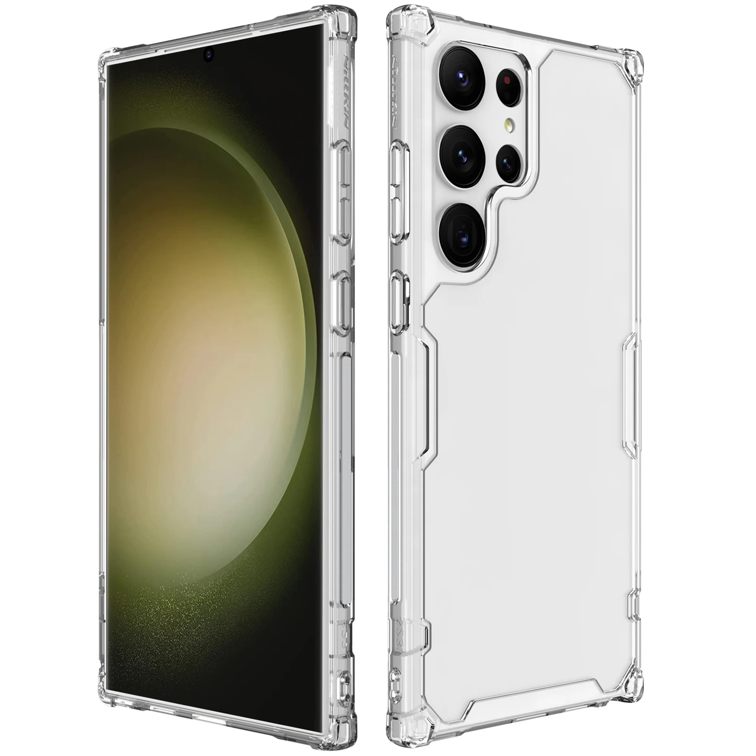 Nillkin for Samsung Galaxy S23 Ultra Case 2023 Nature Pro Transparent Clear TPU Border Cover For Samsung Galaxy S23+ Plus Bumper
Nillkin for Samsung Galaxy S23 Ultra Case 2023 Nature Pro Transparent Clear TPU Border Cover For Samsung Galaxy S23+ Plus Bumper