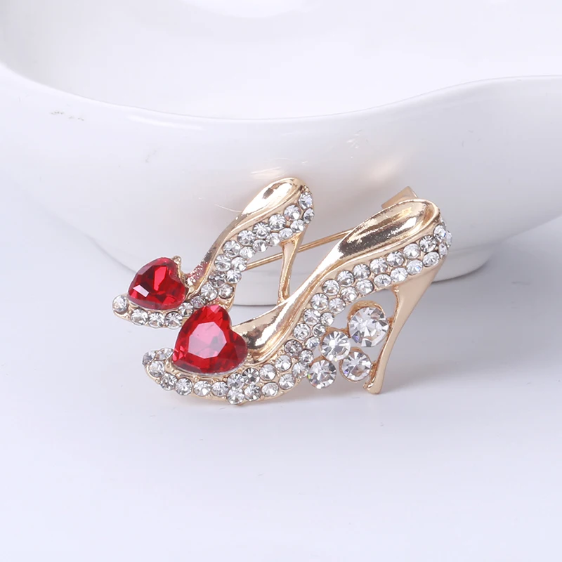 Creative Fashion Red Love Diamond High Heel Brooch Alloy Rhinestone Personality Pin
Creative Fashion Red Love Diamond High Heel Brooch Alloy Rhinestone Personality Pin