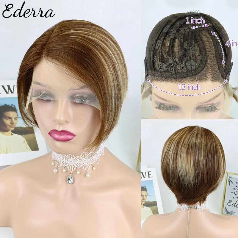 Straight Pixie Cut Wig T Part Lace Front Human Hair Wig Preplucked For Black Women Transparent Lace Short Bob Wig Brazilian Remy
Straight Pixie Cut Wig T Part Lace Front Human Hair Wig Preplucked For Black Women Transparent Lace Short Bob Wig Brazilian Remy