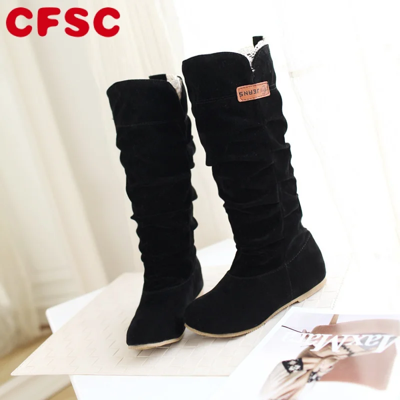 2022 Women Lace Nubuck Flat Heels Winter Snow Boots Shoes Women's Flock Plush Padded Winter Long Riding Motorcycle Boots Shoes
2022 Women Lace Nubuck Flat Heels Winter Snow Boots Shoes Women's Flock Plush Padded Winter Long Riding Motorcycle Boots Shoes