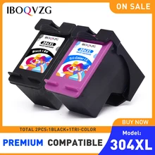 IBOQVZG Ink Cartridge Compatible for HP 304 XL For HP304 DeskJet 2620 2625 2630 2635 3700 3720 3730 3735 3755 Envy 5010 5010