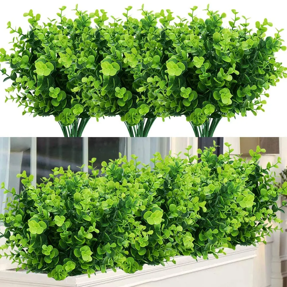 Artificial Plants Flowers Faux Boxwood Shrubs 6 Pack, Lifelike Fake Greenery Foliage with 42 Stems for Garden, Patio Yard
Artificial Plants Flowers Faux Boxwood Shrubs 6 Pack, Lifelike Fake Greenery Foliage with 42 Stems for Garden, Patio Yard
