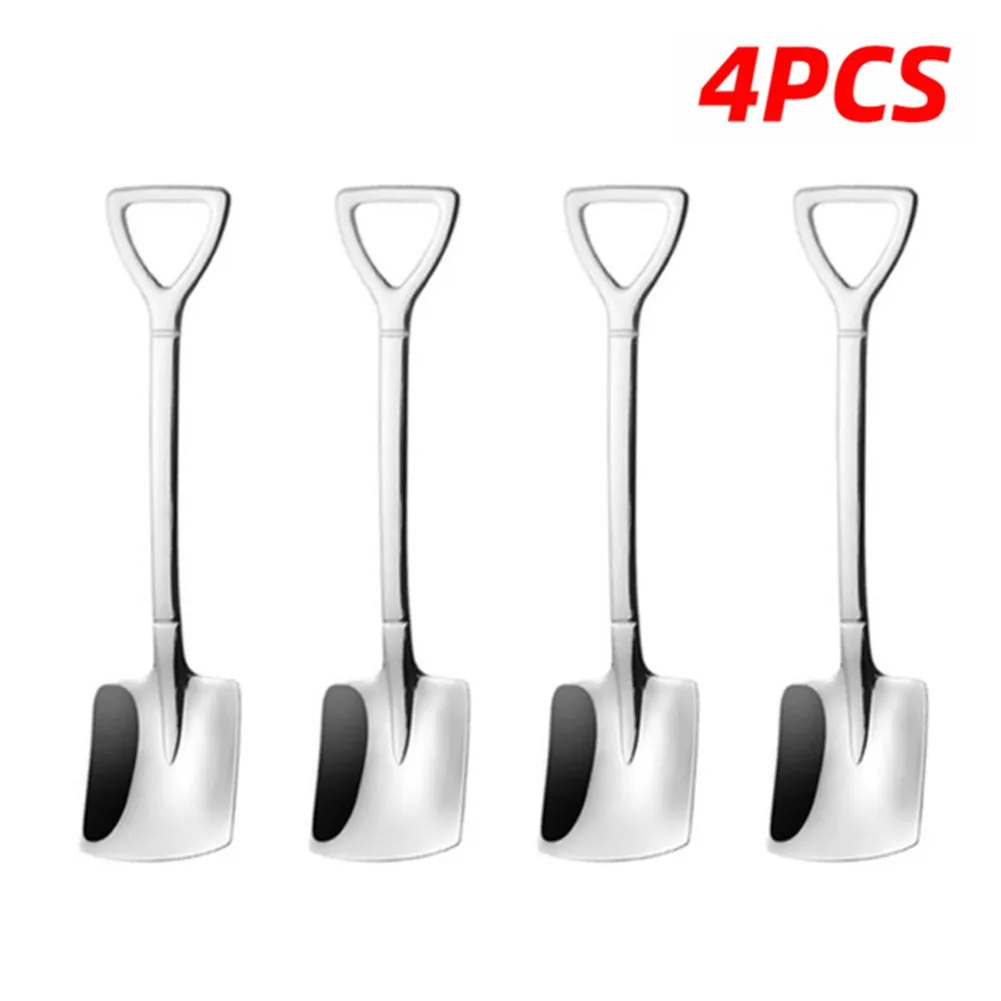 4Pcs Fashion Coffee Spoon Cutlery Set Stainless Steel Retro Iron Shovel Ice Cream Spoon Scoop Tea-Spoon Tableware Coffee Scoop
4Pcs Fashion Coffee Spoon Cutlery Set Stainless Steel Retro Iron Shovel Ice Cream Spoon Scoop Tea-Spoon Tableware Coffee Scoop