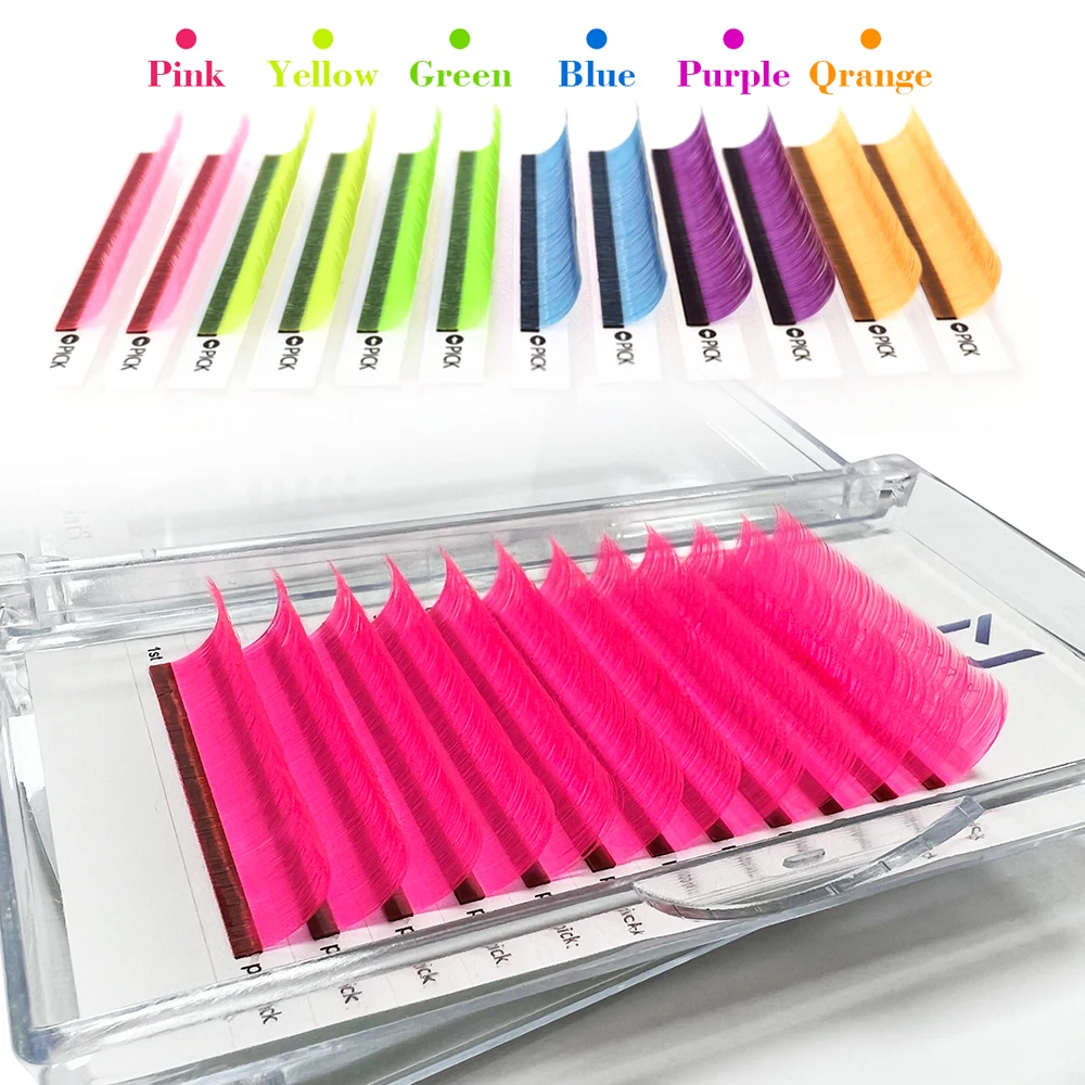 Colored Easy Fanning Eyelash Extension Red/Green/Blue/Brown/Purple Colorful Auto Makeup Lashes Extension Mix Length
Colored Easy Fanning Eyelash Extension Red/Green/Blue/Brown/Purple Colorful Auto Makeup Lashes Extension Mix Length