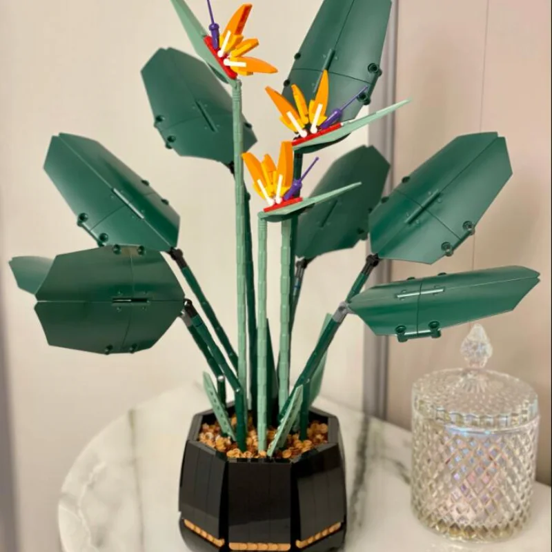 Dea бонсай дерево 10289 птица рая строительные блоки растение в горшке клелитция в горшке строительные блоки Рождественский подарок 
Dea бонсай дерево 10289 птица рая строительные блоки растение в горшке клелитция в горшке строительные блоки Рождественский подарок