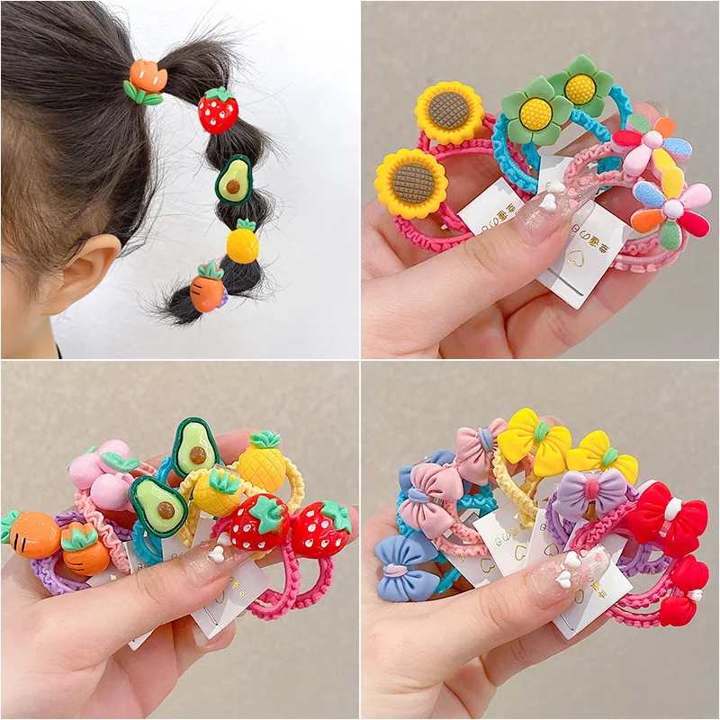 10pcs Kawaii Cartoon Animal Fruit Flower Elastic Hair Bands for Girls Cute Baby Kids Rubber Rope Ties Children Hair Accessories
10pcs Kawaii Cartoon Animal Fruit Flower Elastic Hair Bands for Girls Cute Baby Kids Rubber Rope Ties Children Hair Accessories