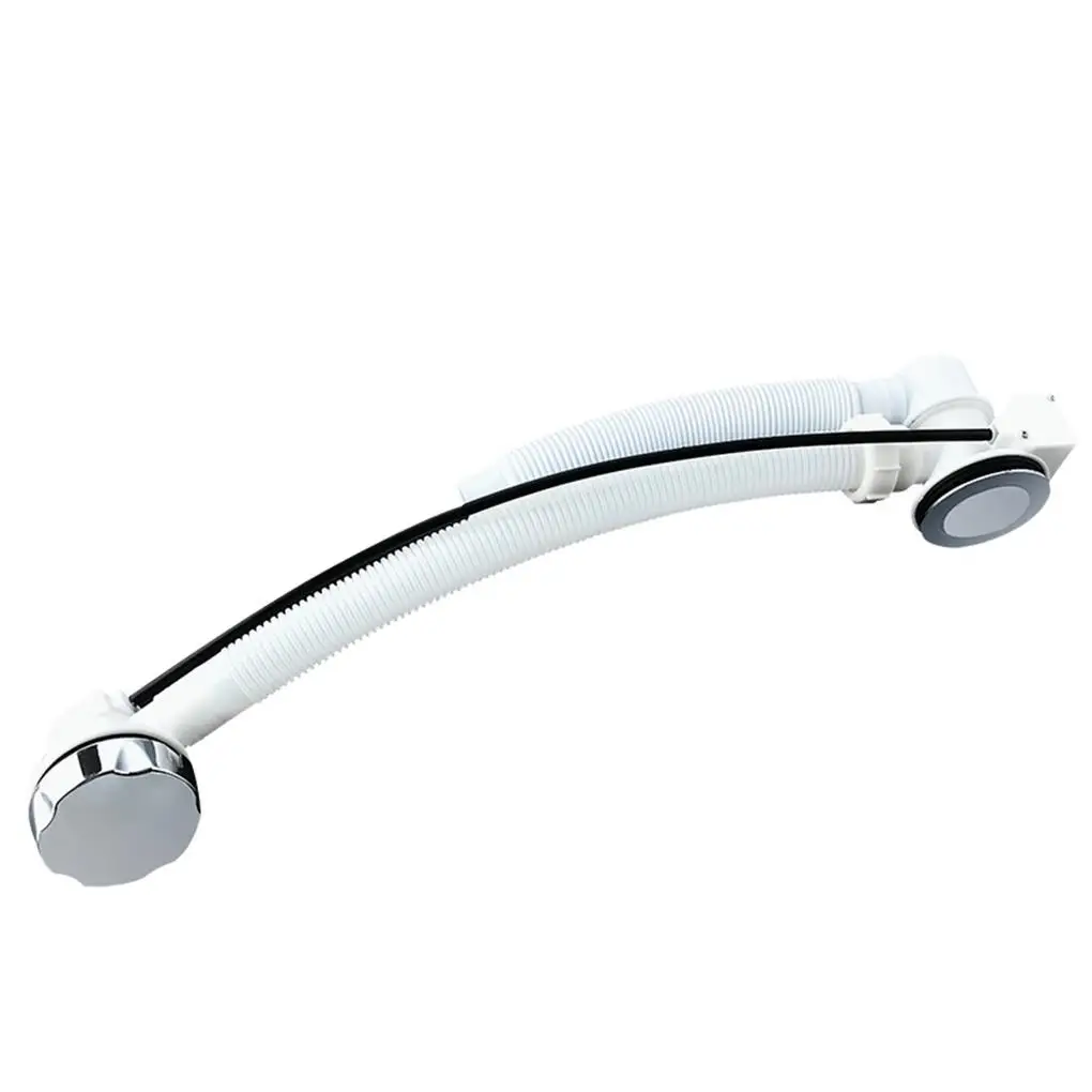 Twist Chrome Handle Pipe Plastic Pipes Strainer Portable Bathtub Water Tube Waterproof Overflow Tubes Pop-Up Plug Good Sealing
Twist Chrome Handle Pipe Plastic Pipes Strainer Portable Bathtub Water Tube Waterproof Overflow Tubes Pop-Up Plug Good Sealing