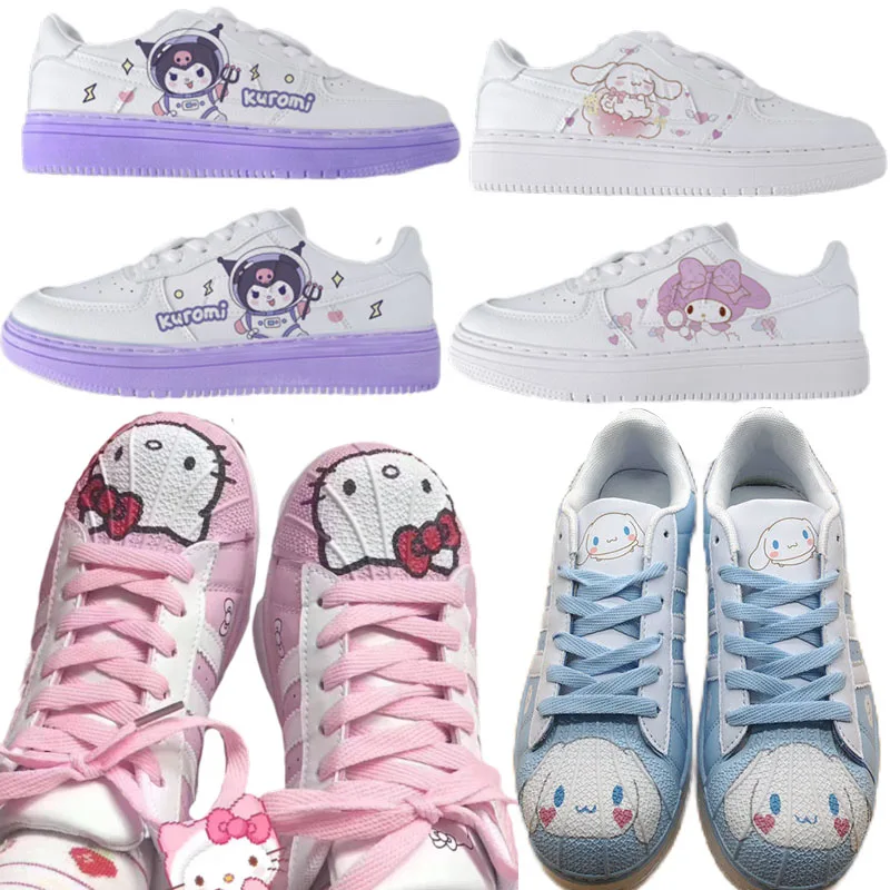 Sanrioed Cinnamoroll HelloKT Kuromi My Melody Косплей Аниме мультфильм низкая помощь спортивная обувь для девочек подарок на день рождения Рождество
Sanrioed Cinnamoroll HelloKT Kuromi My Melody Косплей Аниме мультфильм низкая помощь спортивная обувь для девочек подарок на день рождения Рождество