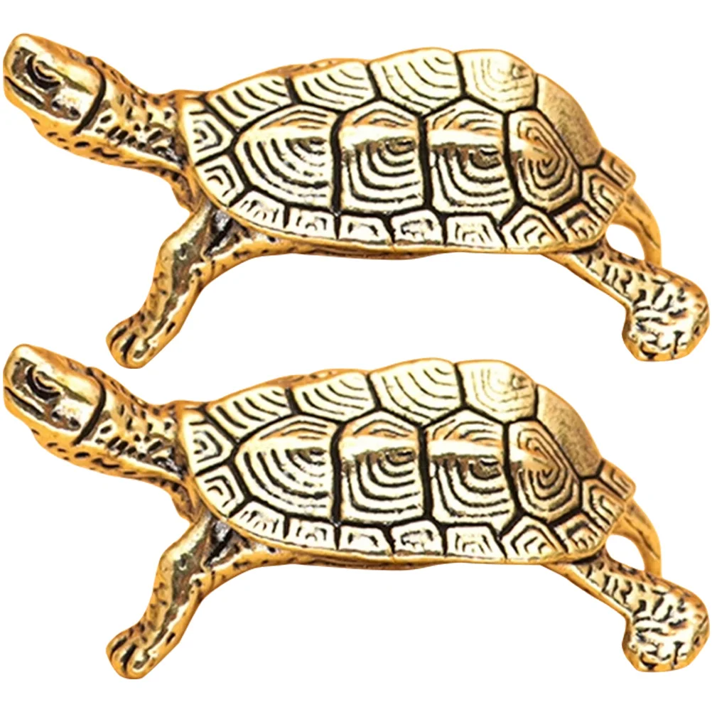 2 Pcs Brass Turtle Miniature Ornament Vintage Decor Home Tortoise Craft Statues Sturdy Lovely Delicate Small
2 Pcs Brass Turtle Miniature Ornament Vintage Decor Home Tortoise Craft Statues Sturdy Lovely Delicate Small