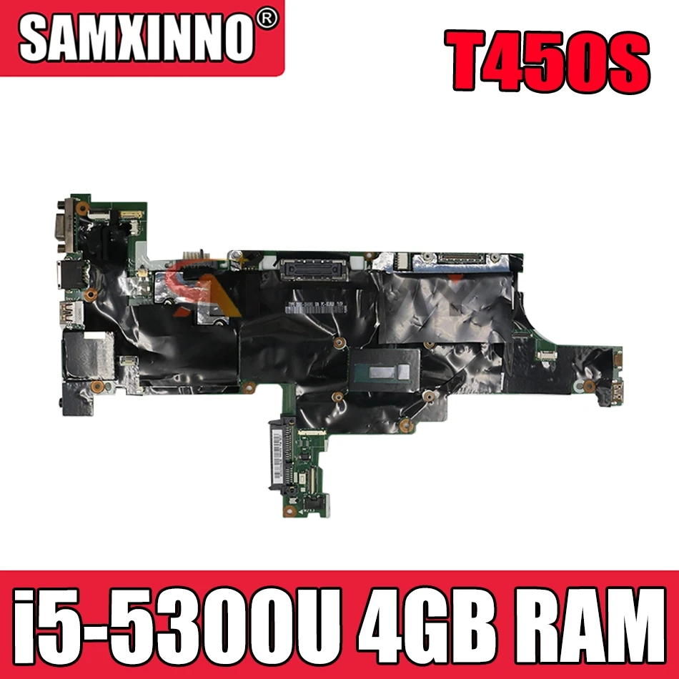 Материнская плата для ноутбука Lenovo Thinkpad T450S AIMT1 NM-A301 i5 5300U CPU RAM 4 Гб 100% протестированная работа FUR 00HT748
Материнская плата для ноутбука Lenovo Thinkpad T450S AIMT1 NM-A301 i5 5300U CPU RAM 4 Гб 100% протестированная работа FUR 00HT748
