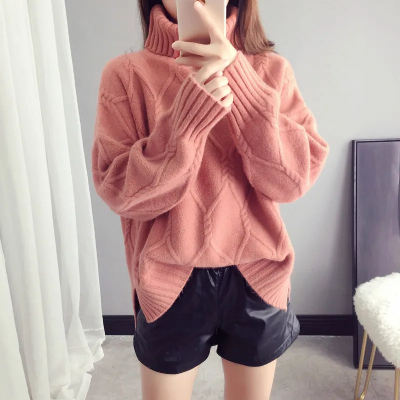 Autumn Winter Turtleneck Sweater Warm Women Knitted Pullover Twist Long Sleeve 2022 New Outwear Knitwear Sweater Female I809
Autumn Winter Turtleneck Sweater Warm Women Knitted Pullover Twist Long Sleeve 2022 New Outwear Knitwear Sweater Female I809