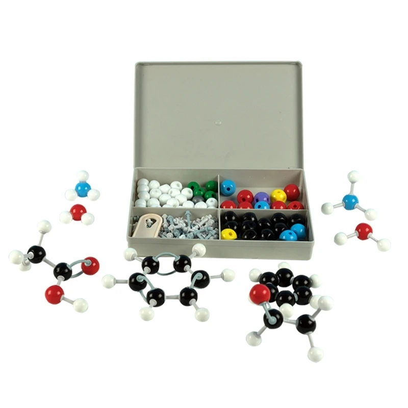 125Pieces Chemistry Molecular Model Kit Portable Organic Molecular Model Set for Student Organic Chemistry Learning
125Pieces Chemistry Molecular Model Kit Portable Organic Molecular Model Set for Student Organic Chemistry Learning