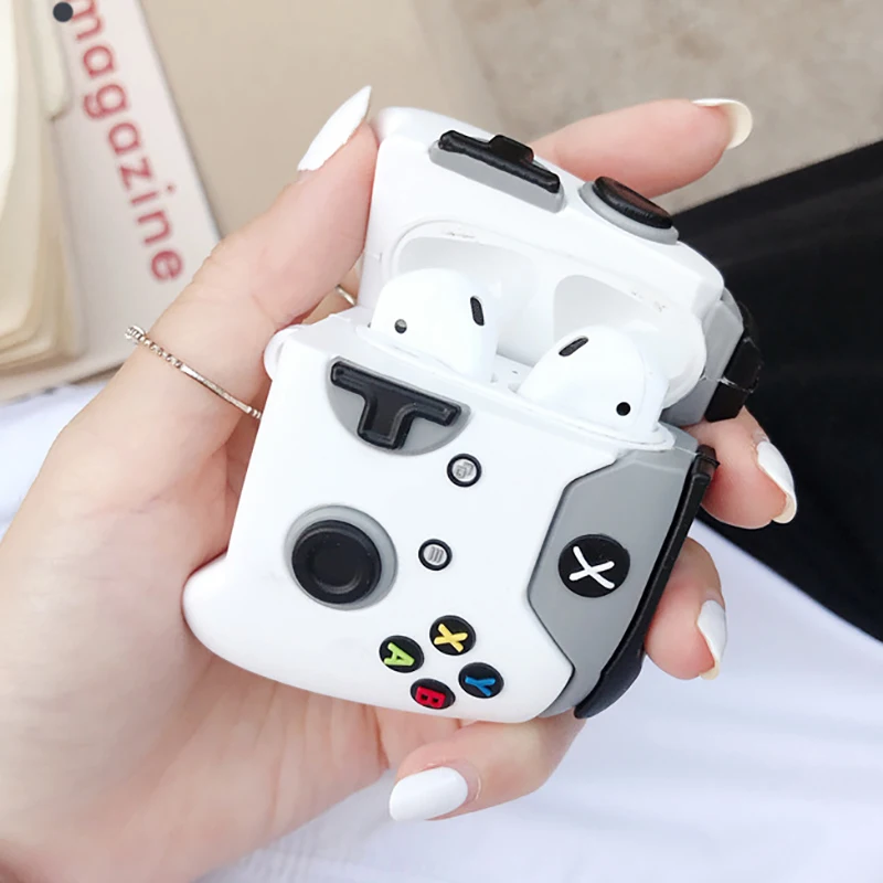 Shockproof Silicone Earphone Case for Airpods Case 1 2 Protective Case for Apple Airpods Pro Bag Bluetooth 3D Game Console Cover
Shockproof Silicone Earphone Case for Airpods Case 1 2 Protective Case for Apple Airpods Pro Bag Bluetooth 3D Game Console Cover