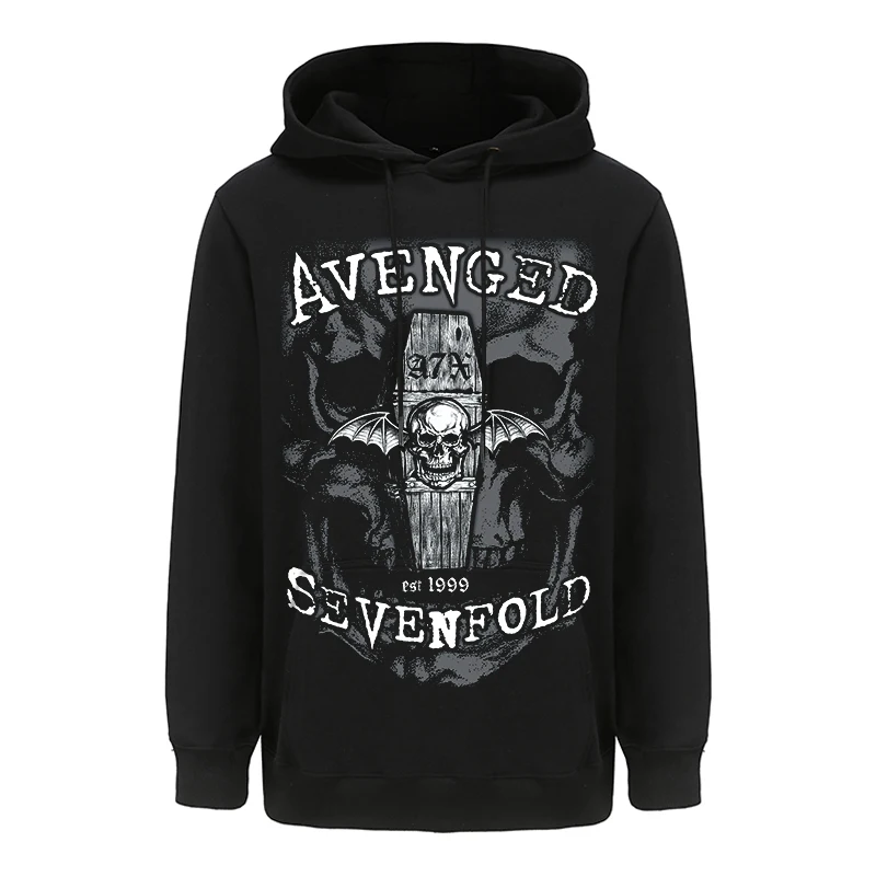 

4 Styles Avenged Sevenfold A7X Cotton Skull Punk Rock Hoodies Winter Jacket Men Heavy Metal Sweatshirt Zipper Fleece Sudadera